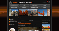 Desktop Screenshot of cyklocestovani.cz